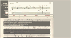 Desktop Screenshot of maurozuccante.com