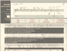 Tablet Screenshot of maurozuccante.com